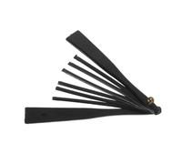 Amosfun Mini 8cm Foldable Handheld Fan Frame, Plastic Ribs DIY Japanese and Chinese Style Fan Making Kit, Party Decoration and Wall Art Accessory