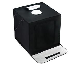 Amosfun Mini Photo Tent Photography Box Waterproof Cloth Average Light Portable Studio Lighting Cube Tent for Small Product Photography Black