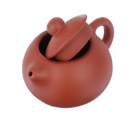 Amosfun Mini Purple Clay Teapot Small Ceramic Chinese Style Creative Desktop Adornment Water Kettle for Office and Home Kung Fu Tea Set Collectible