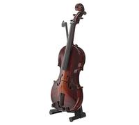 Amosfun Mini Violin Model Instrument Decor Tiny Violin for Party Home Hanging Ornament