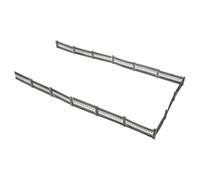 Amosfun Miniature Gothic Halloween Fence for Haunted House Decor, Black