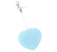 Amosfun Mobile Phone Screen Cleaner Rope Silicone and Pp Material Heart Shaped Multi-Purpose Convenient for Carrying and Hanging on Mobile, Suitable for Screens and Lenses