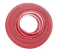 Amosfun Moisture-Resistant Peel and Stick Corner Trim Flexible Self Adhesive White Molding Strip for Bathroom Kitchen Cabinet Tile Mirror Ceiling Floor Decorative Wall Panel