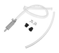 Amosfun Motorcycle Brake Bleeder Hose Kit with One-Way Valve Flexible High Elasticity Hydraulic Brake Fluid Extractor -Resistant Rubber Caps for Motorbike Maintenance and Clutch Bleeding