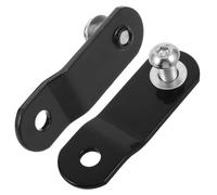 Amosfun Motorcycle Gas Lift Kit with Iron Mount Bracket 1 Pair for Height Adjustment , Quick Installation , Enhanced Aesthetics , Black , for Upgrade and Motorbike