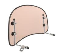 Amosfun Motorcycle Windshield Wind Deflector Material Widened Design Retro Style Front Windscreen for Motorbike Electric Vehicle Transparent Screen Extension for Wind and Rain Protection