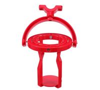 Amosfun Multi-functional Gyroscopic Car Cup Holder for Bottles to 6.5cm Diameter, Anti-spill Rotating Drink Rack with Stable Self-leveling Design for Vehicles, Bikes, and Boats (red)