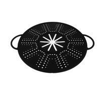 Amosfun Multifunctional Silicone Oil Splash Guard with Side Handles, Heat Resistant Splatter Screen and Cooling Rack for Frying Pan