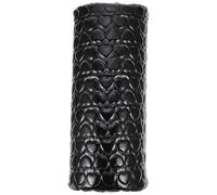 Amosfun Nail Art Love-heart Hand Rest Pillow with Half-round Shape, Black Pu Leather Manicure Wrist Support Cushion for Female Nail Care and Salon Use