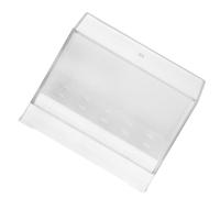Amosfun Nail Drill Bit Organizer with 10 Compartments Sturdy Plastic Case for Manicure Bits Storage and Nail Art Supplies Suitable for Salon and Home