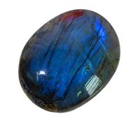 Amosfun Natural Moonstone Crystal Hand Grip Polished Blue 40g Stone Ornament for Home Office Décor and Meditation