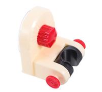 Amosfun No-Drill Red Shower Head Holder with Adjustable Suction Cup, Plastic Punch-Free Bathroom Wall Mount Bracket for Handheld Showerhead Storage