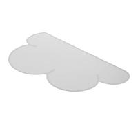 Amosfun Non-skid Cloud Shaped Mat Pet Bowl Mat Waterproof Lightweight Silicone Pet Daily Feeding for Cats and Dogs