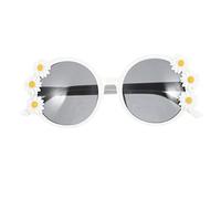 Amosfun Novelty party sunglasses creative funny glasses hawaiian tropical sunglasses daisy flowers decoration sunglasses