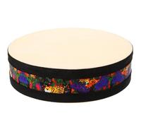 Amosfun Ocean Drum Producing Wave Sounds for Beginners Musical Instrument with Lambskin and Wood Sturdy Percussion Drum for Relaxation and New Year Celebrations