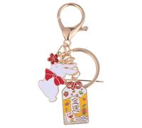 Amosfun Omamori Charm Feng Shui Key Chains Rabbit Japanese Luck Keyrings Good Fortune Bag Pendant Good Luck Charms for Education Love Safety Wealth