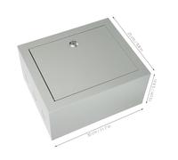 Amosfun Outdoor Electrical Enclosure Box Cold-rolled Weatherproof Junction Box Surface-mount Design Dustproof Rainproof for Industrial and Outdoor Lighting Projects