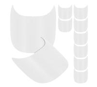 Amosfun Pack of 10 Visor Brim Hat Baseball Cap Replacement Cap Shaper Hat Brim Shaper Accessories for Baseball Caps Brim One Baseball Cap Hat Visor Cap Visor for Baseball Cap Plastic, White