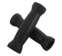 Amosfun Pair of Pvc Dumbbell Bar Handle Grips with Non-slip Coating for Powerlifting and Gym Weight Training Accessories
