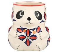 Amosfun Panda Cocktail Glass 16Oz Ceramic Tiki Cup Unique Bar Drinkware Large Capacity Stylish Hawaiian Party Glass