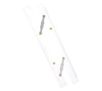 Amosfun Parallel Ruler for Ocean Navigation and Convenient Pull Design Navigation Acrylic with Precision Measurement Break-resistant Material with Stainless Steel and Marine Research