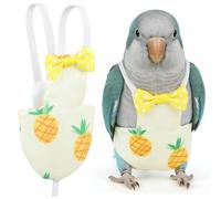 Amosfun Parrot Diaper Bird Pant Prevent Leaks Prevent Urine Leakage Cotton Simple and Elegant Sewing Daily Wear for Similar Size Birds Female Friend in Menses Assorted style