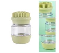 Amosfun Pet Bath Scrubber Brush Quick Cleaning Grooming Tool for Dogs and Cats, Silicone and Tpr Massage Brush Head for Shower and Bath