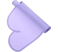 Amosfun Pet Food Mat Dog Accessory Wear-resistant Catching Effect Silicone Non-slip Feeding Pad for Pet Feeding in Kitchen