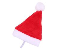 Amosfun Pet Hats Christmas with Form-fitting Comfort 6pcs Soft Flannelette Material Adorable Red Christmas Design Caps for Dogs and Pets for Holiday Masquerade