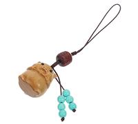 Amosfun Pig Keychain Pendant Decorative Key Ring for Bags Wallets Backpacks Unique Green Sandalwood Ornament for Birthdays Valentine Day Christmas
