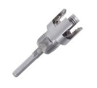 Amosfun Pipe Threading Tool for Electric Drill Multi-functional Internal External Thread Cutter Compatible with Ppr PE Pipes Professional Plumbing Kit for Threading and Rethreading