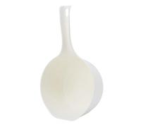 Amosfun Plastic Bath Ladle Long Handle, White Water Scoop for Kitchen and Baby Bathing, Hanging Design Multipurpose Household Water Spoon