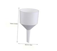 Amosfun Plastic Buchner Filtration Funnel Laboratory Suction Funnel for Chemical Pharmaceutical Research Washable Reusable PP Material Simple Practical Design