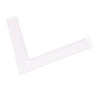 Amosfun Plastic L Square Ruler Right Angle Sewing Measure Ruler Professional Tailor Craft Tool for Garment Pattern Making and Sewing Supplies