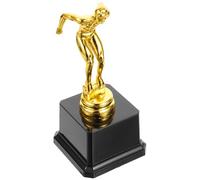 Amosfun Plastic Mini Gold Diving Trophy for Sports Competitions, Award Trophy Ornament for Teens, Decorative Swimming and Jumping Prize Cup