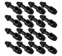 Amosfun Plastic Wishbones Band Insert Black 12pcs for Spearfishing Divers