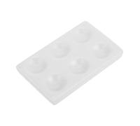 Amosfun Porcelain Reaction Plate Laboratory Supplies Spotting Tile for Chemistry Experiments Teaching and Reagent Storage Tray Stable and Reliable Science Culture Plate