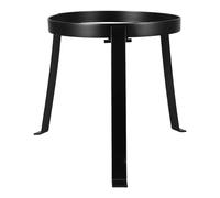 Amosfun Portable Campfire Cooking Stand Folding Tripod Grill for Camping | Galvanized Iron, Black Coated Surface, Tool Free Setup, Supports Skillets and Kettles Outdoors