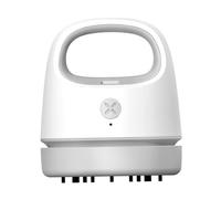 Amosfun Portable Desktop Vacuum Cleaner USB Rechargeable Cordless Handheld Mini Table Sweeper for Home Office Car Dust and Crumbs Cleaning Low Noise