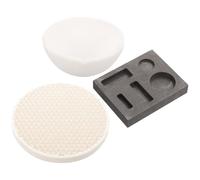 Amosfun Portable Melting Kit with Graphite Crucible and Torch Ingot Mold Set for Small Volume Gold Silver Copper Casting Impact-Resistant Metal Casting Tool for Home Use