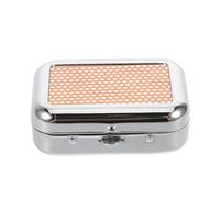 Amosfun Portable Metal Ashtray with Lid Rectangular Compact Car Cigar Ash Holder for Travel Camping Office Use Easy to Clean and Odour-resistant Outdoor Smoking Accessory