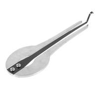 Amosfun Portable Metal Jaw Harp Musical Instrument and Easy to Play Ethnic Style Silver Colour, Good for Performing Ethnic Music for Beginners