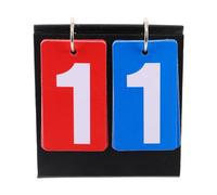 Amosfun Portable Mini Flip Scoreboard with Double Colour Clarity, Paper and Pp Material, Convenient Portability for Basketball and Soccer for Outdoor and Game Night Use