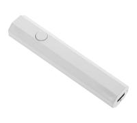 Amosfun Portable Mini Nail Lamp for Gel Polish with USB Quick Drying UV LED Nail Light for Home White Plastic Compact Design with Strong Functionality