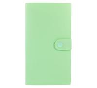 Amosfun Portable Money Collection Book for 100 Banknotes, Currency Holder Album with Protective Green Cover, Commemorative Banknote and Coin Holder for Collectors