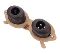 Amosfun Portable Moxibustion Glasses and Compact Bamboo Purple Sand Design for Eye Care with Comfortable Fit Traditional Chinese Medicine Style for Daily Eye Care Routines and Office Use