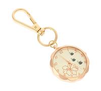 Amosfun Portable Nurses Fob Watch with Precise Time Display and Glass Material Hanging Pocket Watch Keychain Suitable for Medical Workers Includes Button Battery