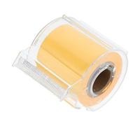 Amosfun Portable Sticky Notepad Tape Roll, High Adhesion Orange Memo Stickers, Multi-function Tearable Office and Household Note Tape for Reminders and Organization