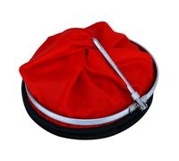 Amosfun Positioning Fishing Net Fish Basket Cage Foldable Lightweight Polyester Stainless Steel Pull-out Type for Freshwater and Saltwater Crayfish and Aquatic Creatures