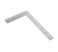 Amosfun Precision Stainless Steel Carpentry Square Ruler with Thickened Design and Accurate Measurements for Professionals and DIY Enthusiasts the Go the Field
